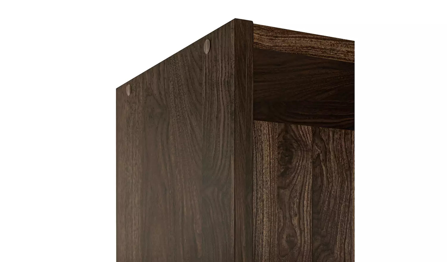 Maine Narrow Bookcase - Walnut